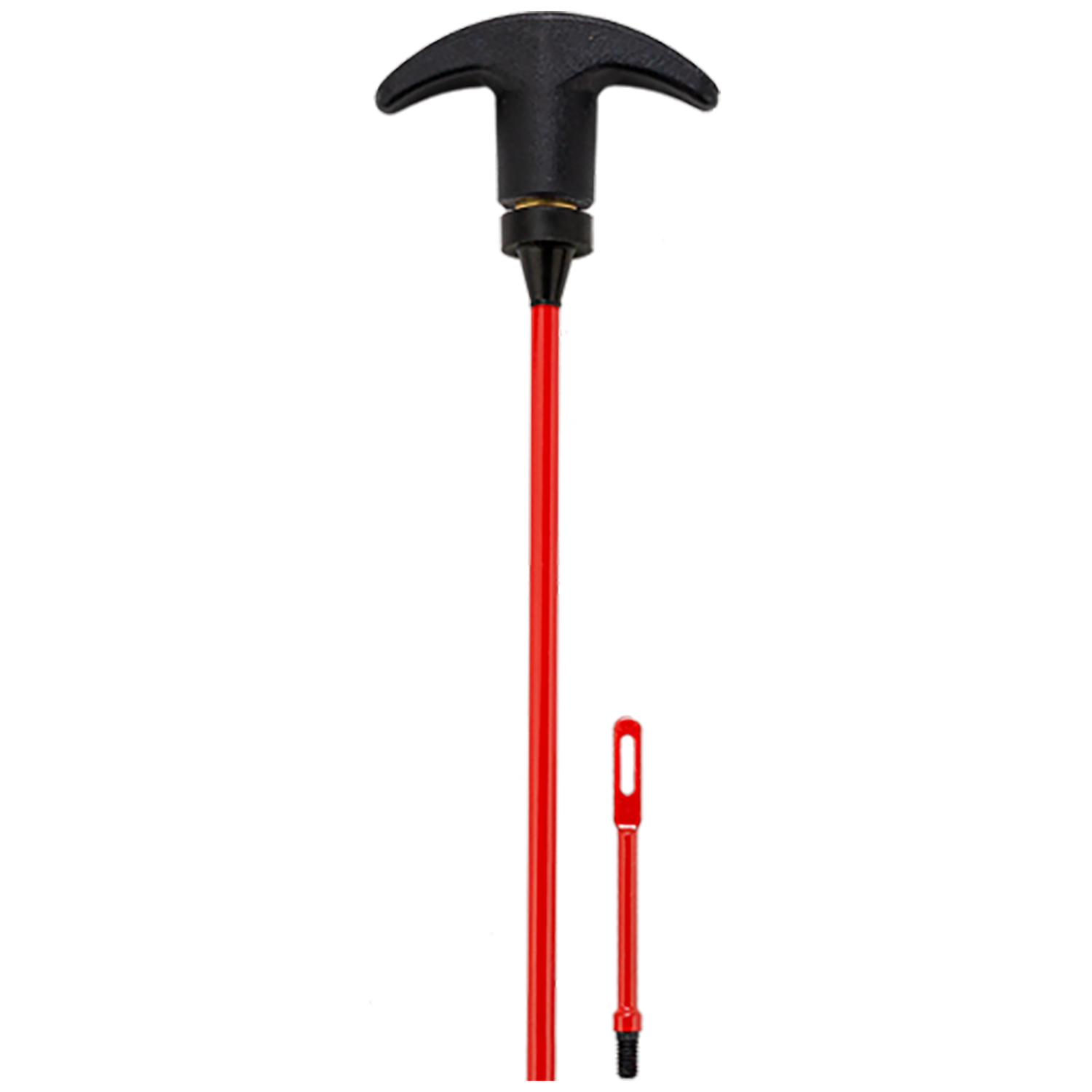 Kleen-Bore SAF-T-CLAD .17/.177 Cal Rifle Cleaning Rod 33 in, One-Piece Steel, SAF-T-Clad Coating