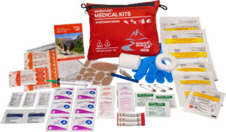 Adventure Medical Kits Sportsman 100 First Aid Kit, Waterproof, Red