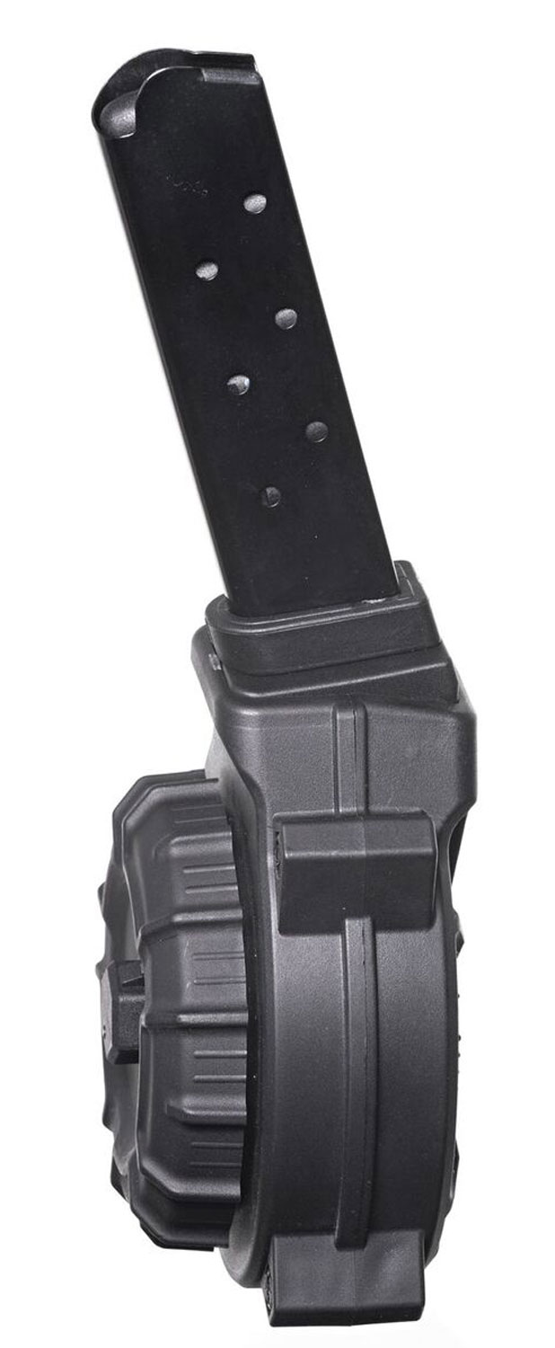 ProMag DRMA31 Standard 30-Round Drum Magazine for S&W M&P Shield, 9mm, Black DuPont Zytel Polymer
