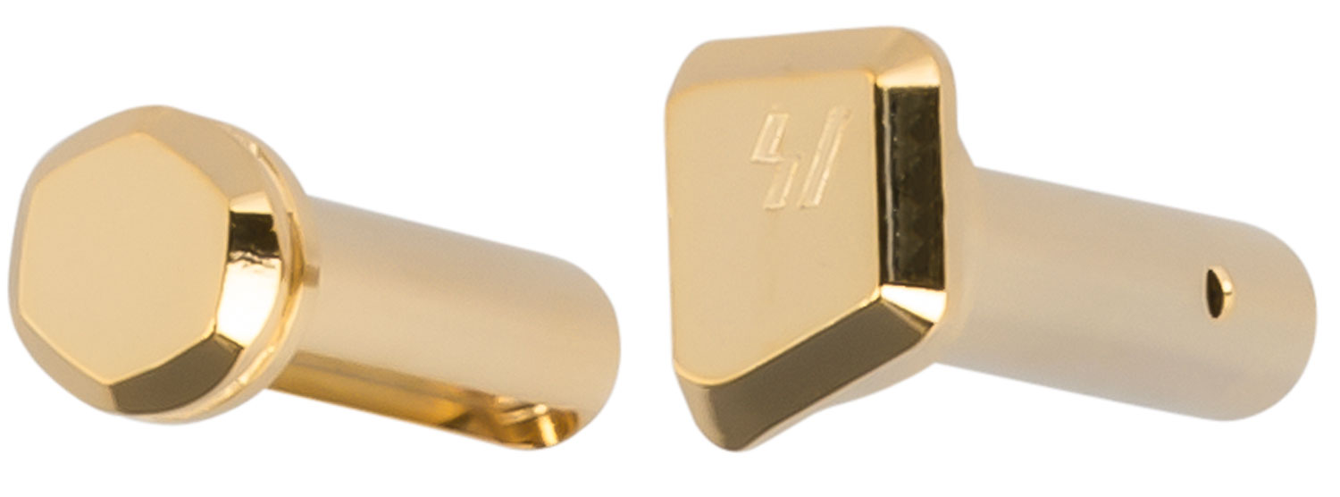 Strike Industries Extended Takedown and Pivot Pins for AR-15, M4, M16, Gold Steel