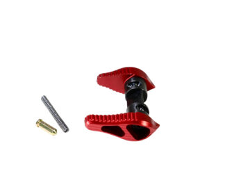 Timber Creek AMBISSR Ambidextrous Safety Selector 45/90 Degree Short Throw, Red Anodized Aluminum