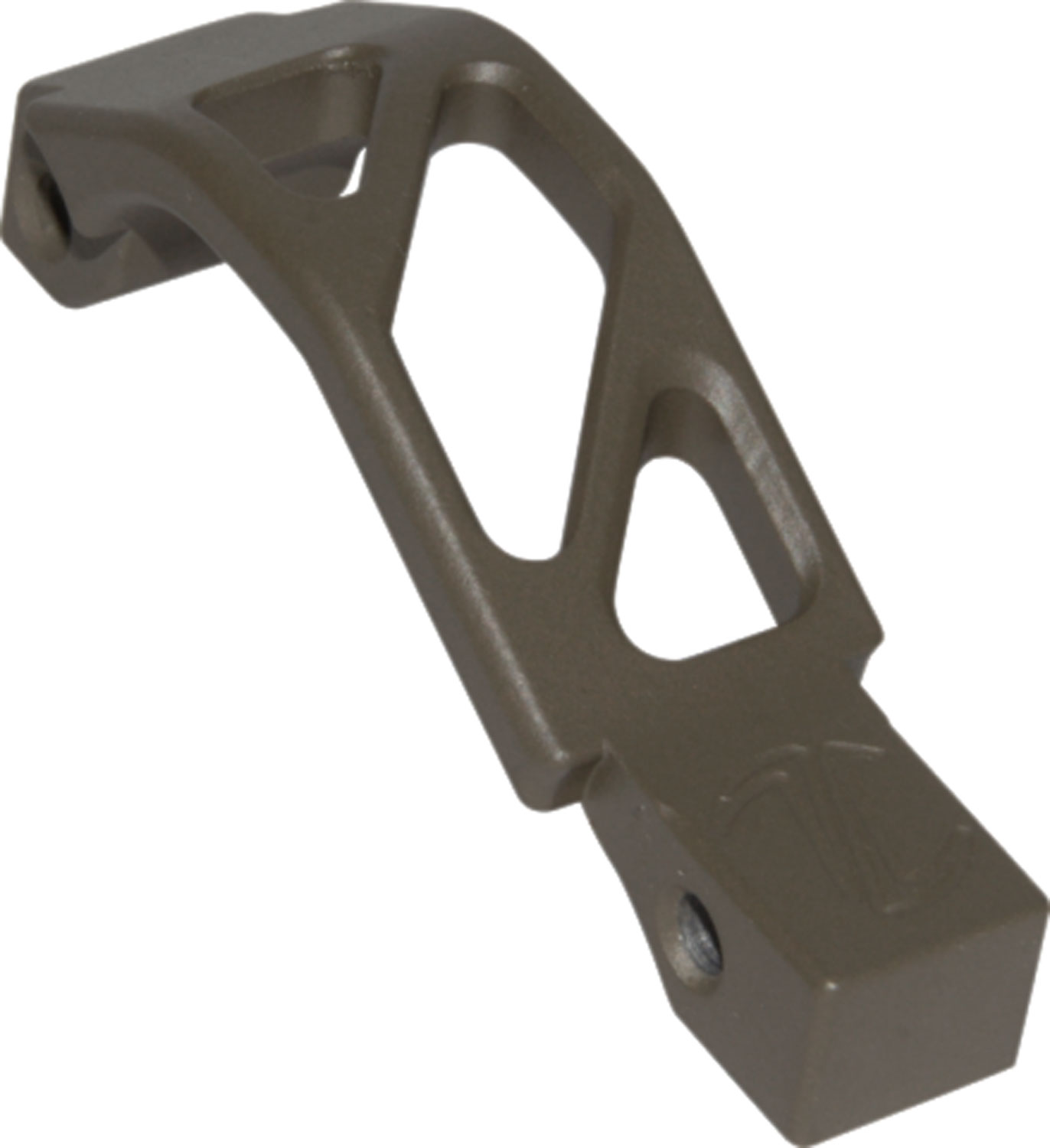 Timber Creek AROTGFDE AR Oversized Trigger Guard, Drop-In, Flat Dark Earth Cerakote Aluminum
