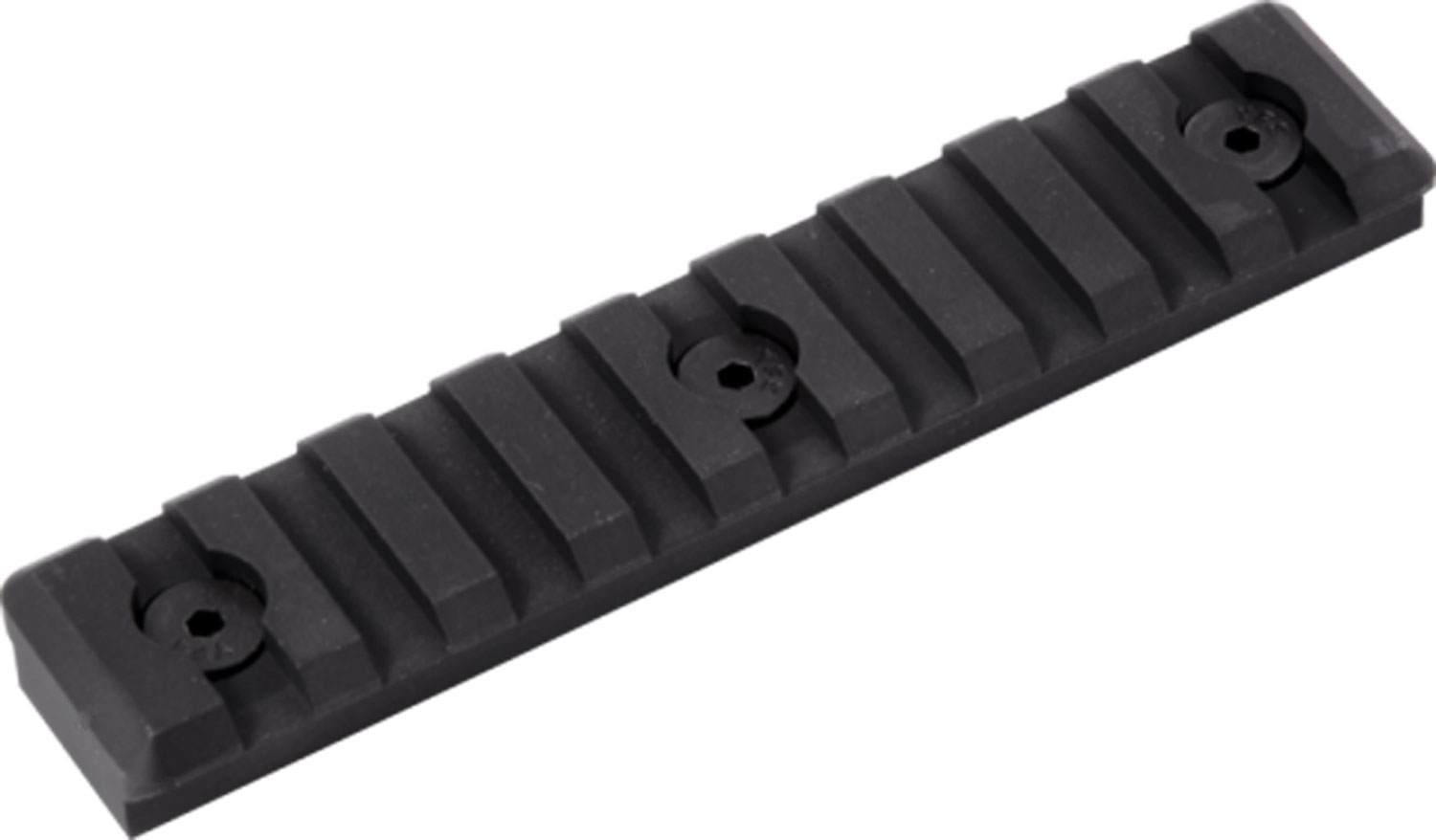 Timber Creek Outdoors M-LOK 9 Slot Picatinny Rail Section, Black Anodized Aluminum