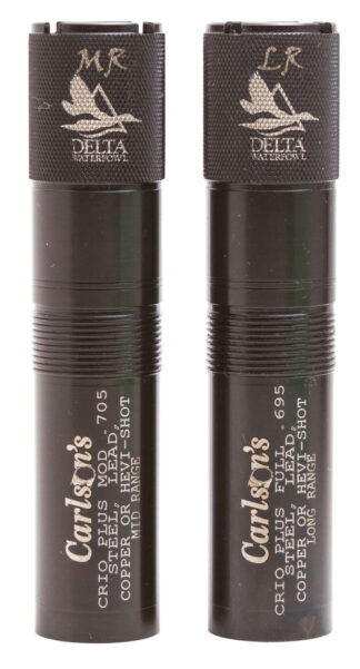 Carlson’s Waterfowl Extended Choke Tubes 12 Gauge Mid/Long Range Knurled Stainless Steel