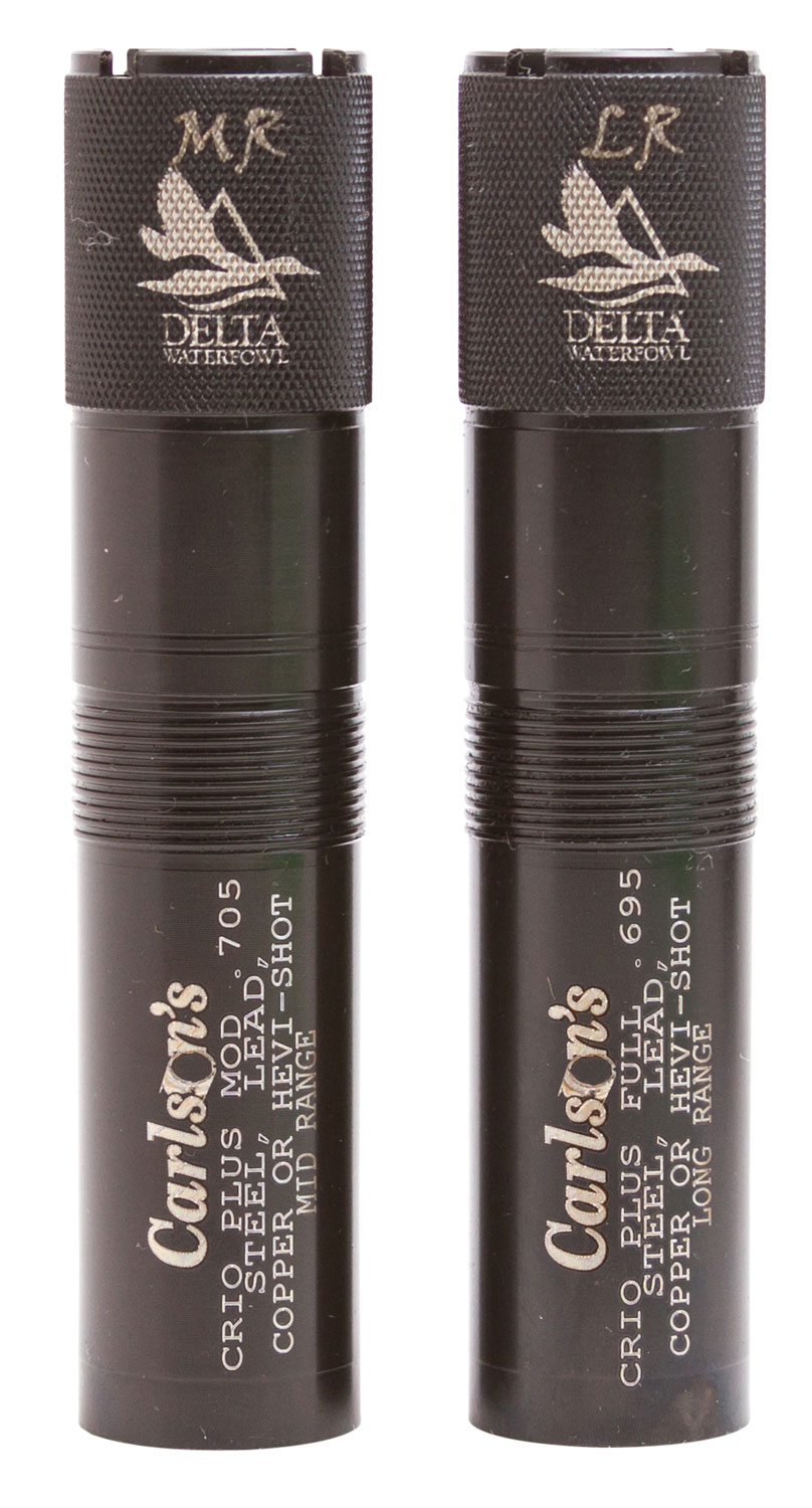 Carlson’s Waterfowl Extended Choke Tubes 12 Gauge Mid/Long Range Knurled Stainless Steel
