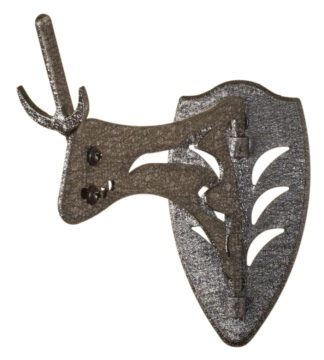 Skull Hooker Little Hooker Skull Mount Hanger, Steel, Graphite Black, Small/Mid-Size European Game