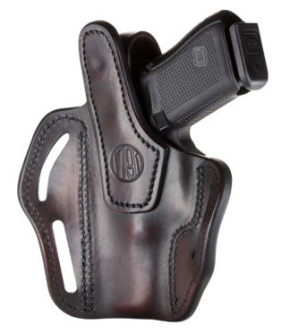 1791 Gunleather BHX Outside Waistband Holster Right Hand Signature Brown Leather