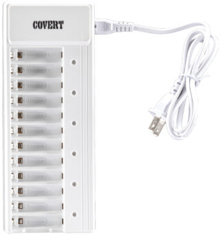 Covert Cameras 2038 Rapid Charger 12-Bay AA Battery Charger