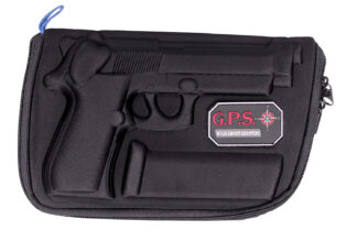 G*Outdoors Custom Molded Pistol Case 909PC Black, Holds Handgun and 1 Extra Magazine