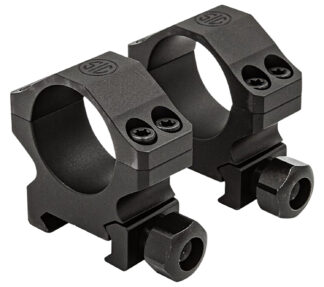 SIG Sauer Electro-Optics Alpha 1 35mm High Scope Rings, Matte Black, Aluminum
