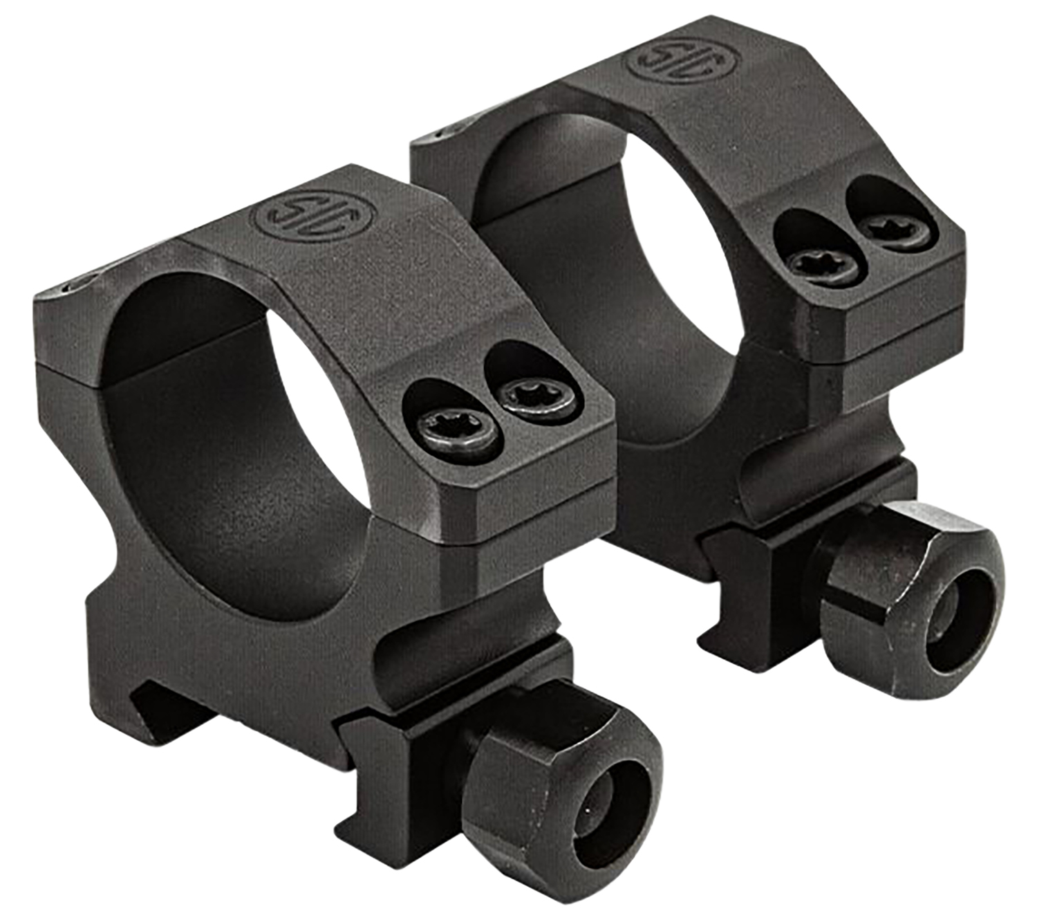 SIG Sauer Electro-Optics Alpha 1 35mm High Scope Rings, Matte Black, Aluminum