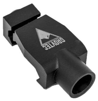 GrovTec Side Rider Sling Mount Push Button Base, Black Anodized