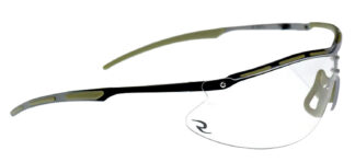 Radians CSB1011CS Bravo Glasses Adult Clear Lens Polycarbonate Black Frame