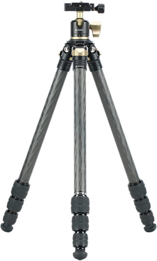Leupold Alpine CF-425 Tripod Kit 5-58 in High Black Carbon Fiber