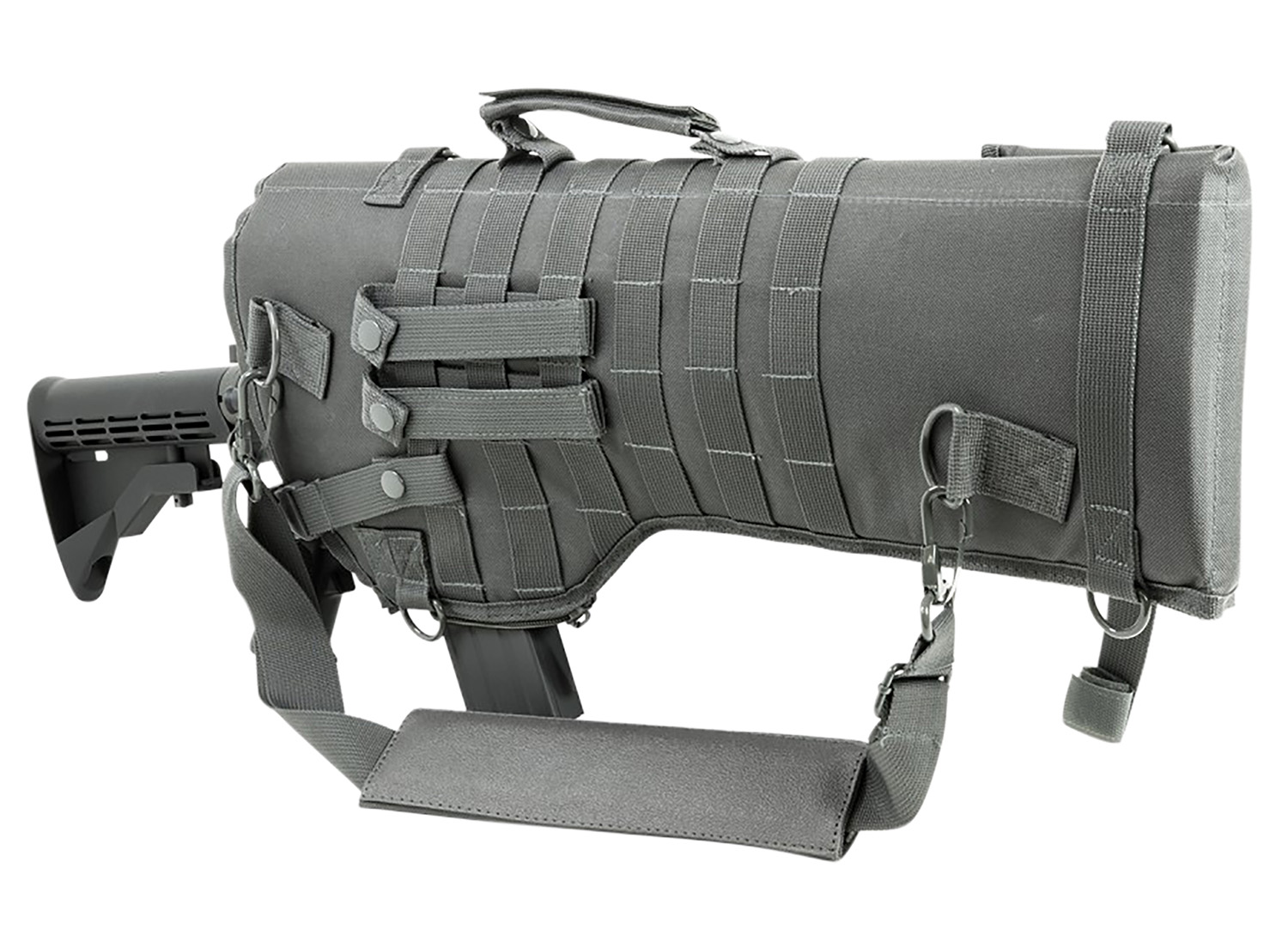 NCStar CVRSCB2919U VISM Tactical Rifle Scabbard 29 in Urban Gray