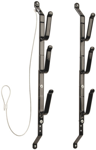 Allen 18520 Three Gun Locking Gun Rack, Steel, Window Mount