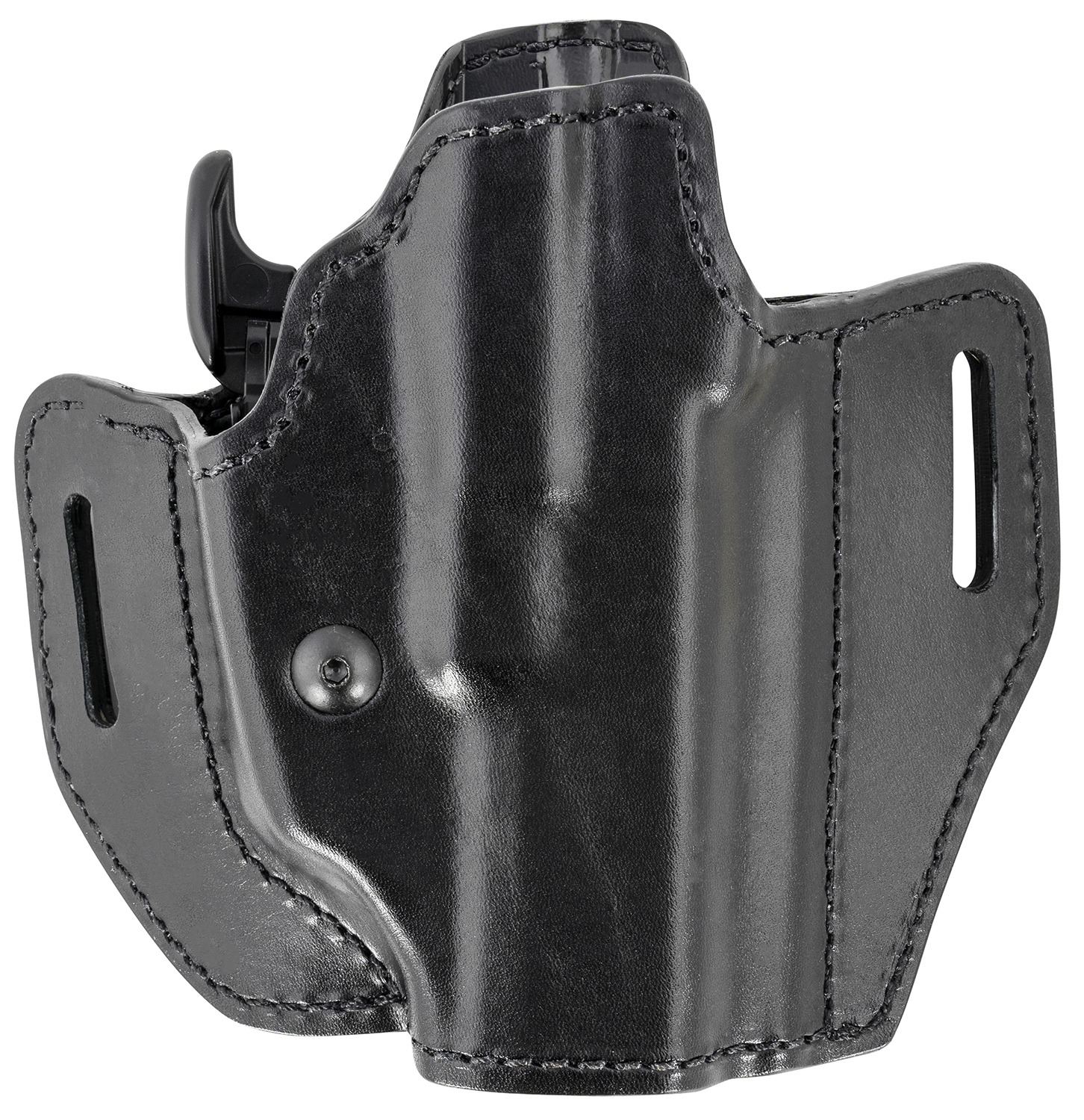Bianchi Allusion Assent Pro-Fit Belt Slide Holster, Right Hand, Black Leather