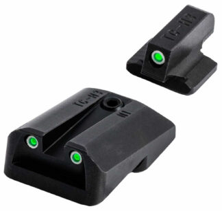 TruGlo TG231N4 Tritium Black Green Night Sights for 1911 Officer and 4.25 in