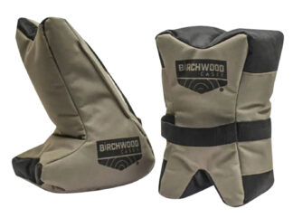 Birchwood Casey Tactical Tac-Mac Shooting Rest Set Combo, 2-Piece Tan/Black Nylon