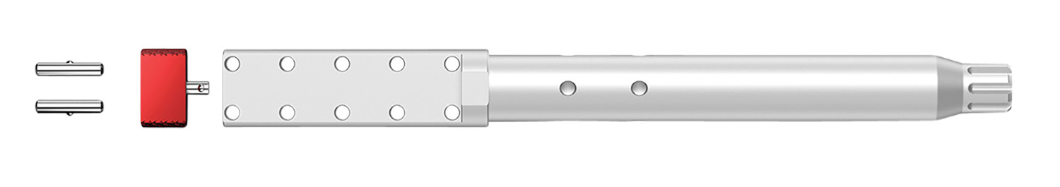 Real Avid Lug-Lok Upper Vise Block 7075-T6 Aluminum with Stainless Steel Pins for AR-10