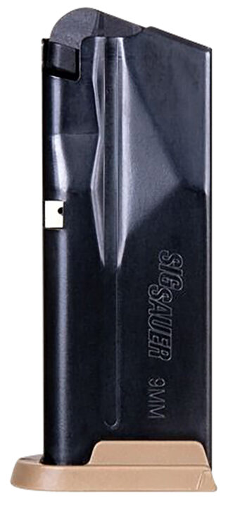 SIG Sauer MAG365910COY P365 10-Round 9mm Magazine, Coyote Brown Steel