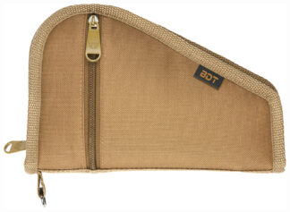 Bulldog Cases BDT619T Deluxe Pistol Case, Tan Water-Resistant Nylon Shell