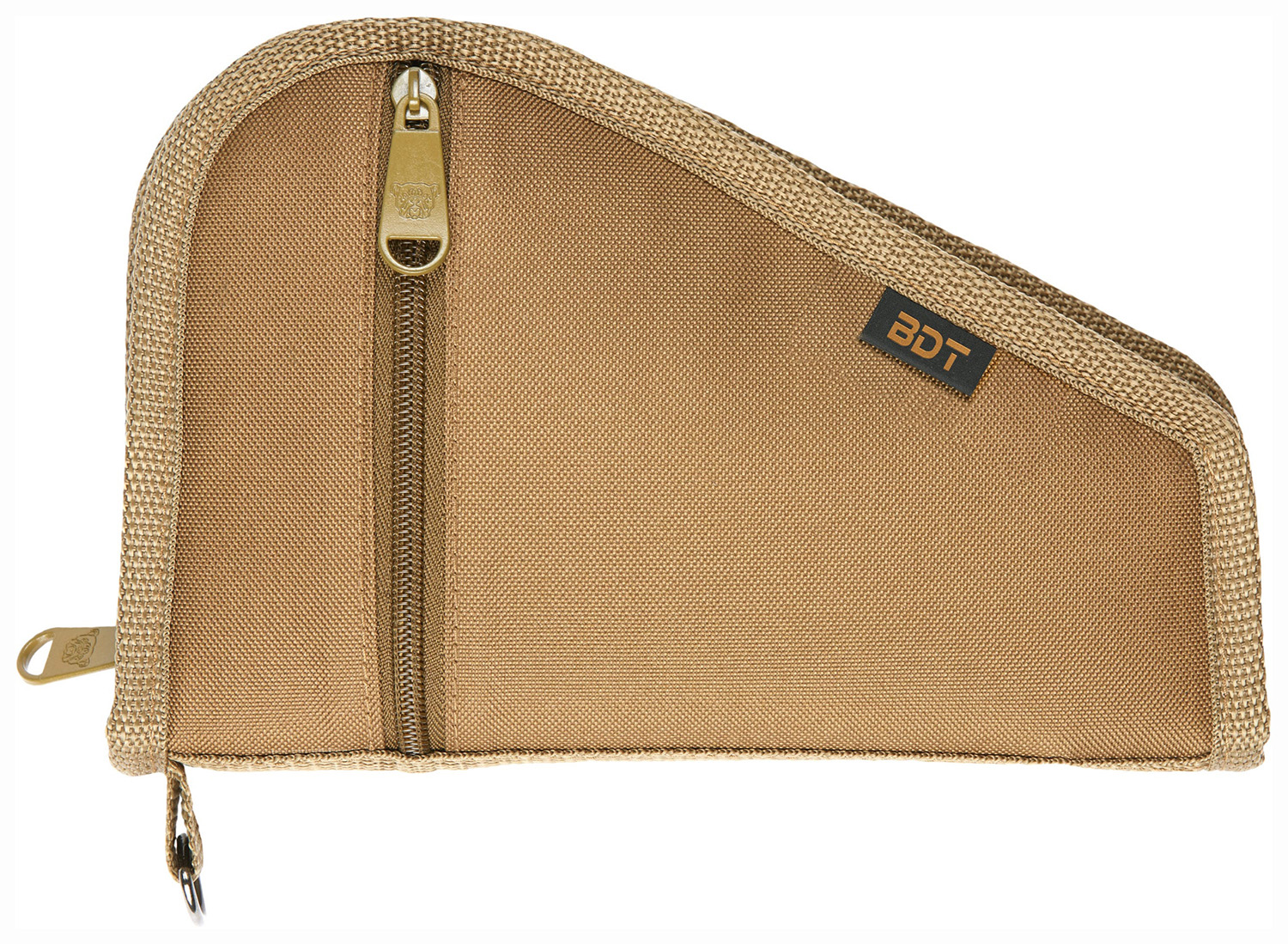 Bulldog Cases BDT619T Deluxe Pistol Case, Tan Water-Resistant Nylon Shell
