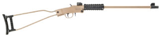 Chiappa Little Badger .22 LR Single Shot 16.5 in Barrel Desert Sand Cerakote Adjustable Sights