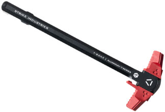 Strike Industries T-Bone Charging Handle .223/5.56 AR-15 Red Polymer, Aluminum Shaft