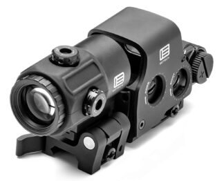 EOTech HHS VI Holographic Hybrid Sight 1x/3x, 1 MOA Red Dot/68 MOA Ring, Matte Black