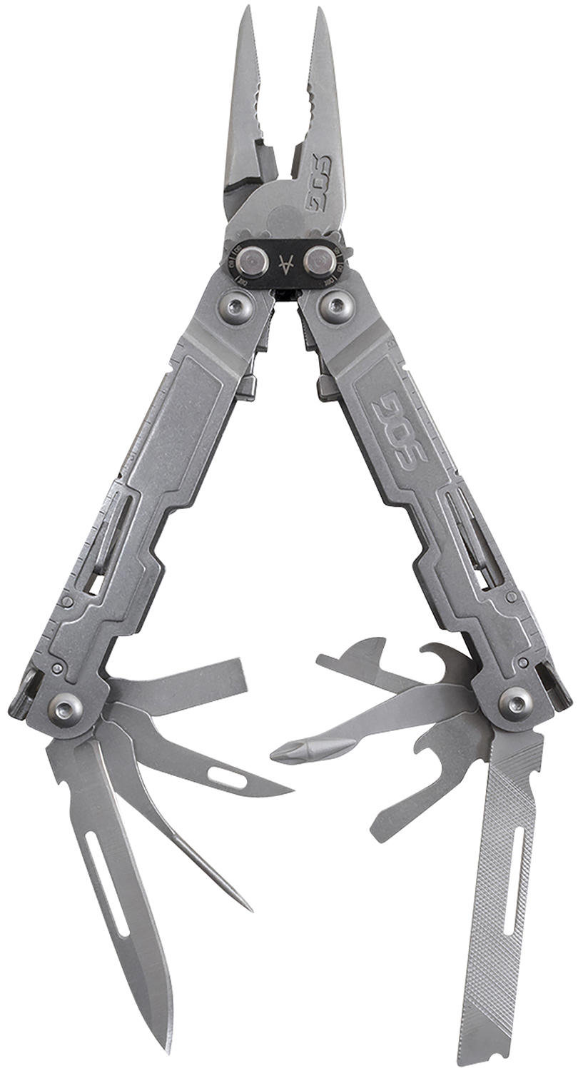 SOG PowerAccess Pocket Multi-Tool, Silver Stainless Steel, 5.90 in Long