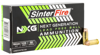Sinterfire SF10125NXG 10mm Auto 125 Gr Lead-Free Copper 50-Round Box
