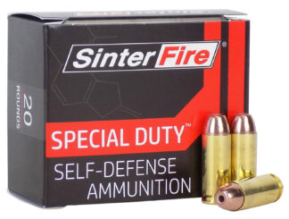 Sinterfire Special Duty 10mm Auto 125 gr Lead Free Frangible Hollow Point Ammo