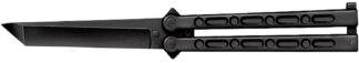 Cold Steel FGX Balisong 5 in Tanto Folding Knife, Black Griv-Ex