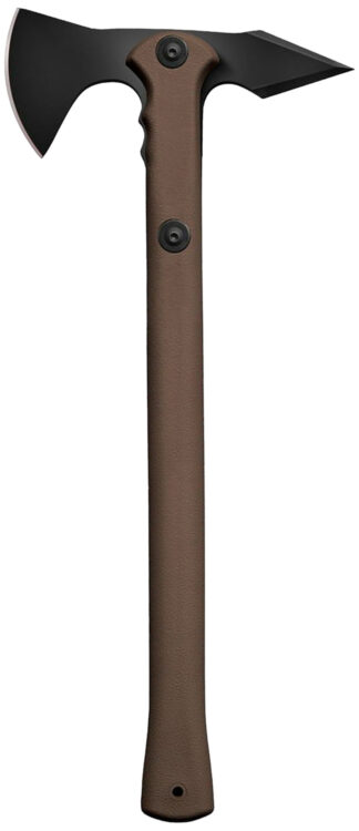 Cold Steel Trench Hawk 3.50 in Blade, 1055 Carbon Steel, Flat Dark Earth Handle
