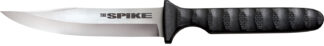 Cold Steel CS53NBS Spike 4" Fixed Bowie Knife, 4116 Stainless Blade, Black Griv-Ex Handle
