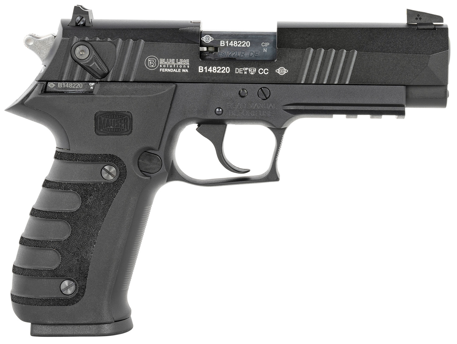 Mauser Rimfire M20 .22 LR Double/Single Action 4 in 10+1 Blk Aluminum Frame Serrated Slide