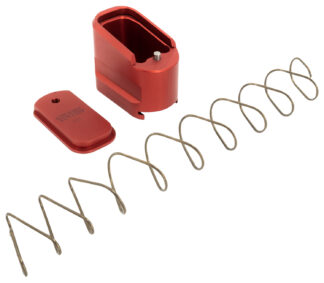 Shield Arms S15 +5 Magazine Extension Adds 5 Rounds, Red Anodized Aluminum