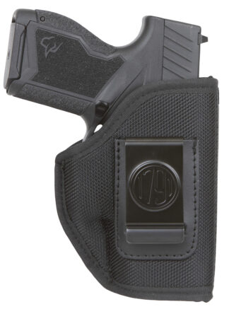 1791 Gunleather PNIWB1BLKR Premium Nylon IWB Holster, Belt Clip, Right Hand, Black