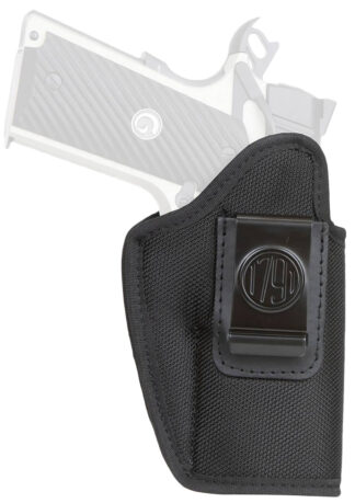 1791 Gunleather Premium Nylon IWB Holster, Clip-on, Black, Left Hand