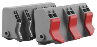Real Avid Smart-Jaws Tube-Fit Sleeves for Real Avid Master Gun Vise, Reversible Gray/Red Rubber Overmold