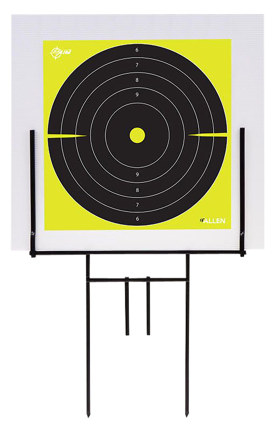 EZ-Aim Portable Range Target Stand, Steel Frame and Coroplast Board, Standing Mount