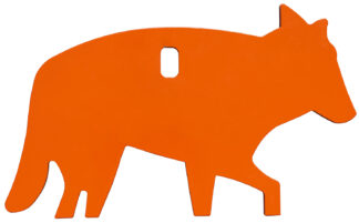 Champion Targets Impact Steel Coyote Rimfire Target 22LR, Orange