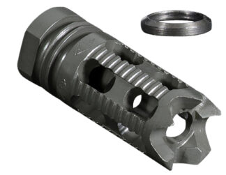 Yankee Hill Machine Phantom 5-Port Muzzle Brake/Compensator 1/2x28, 2.25 in, Black