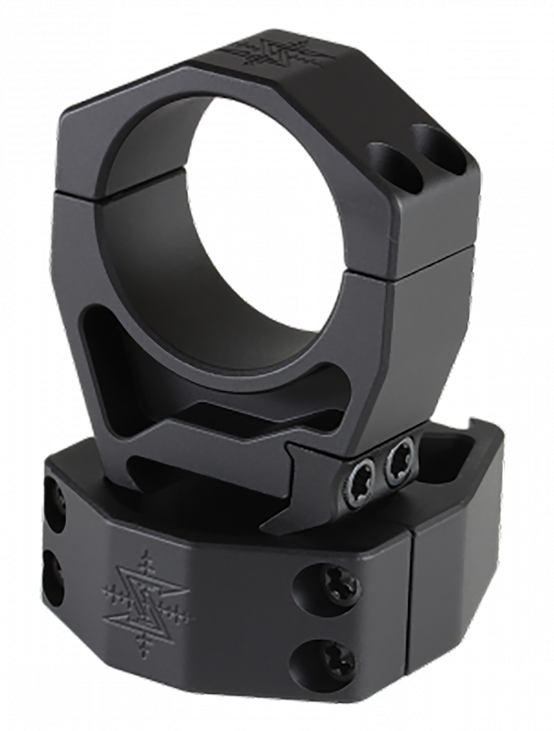 Seekins Precision 0010640004 Scope Rings 35mm 1.00" High, Picatinny, Matte Black