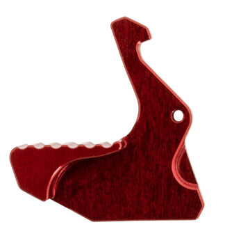Rise Armament RA-212 Extended Charging Handle Latch, Red Aluminum, Fits Mil-Spec AR Charging Handles
