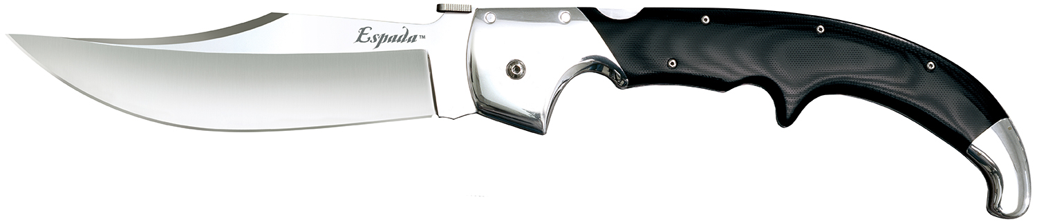 Cold Steel CS62MA Espada Folding Knife, 7.50 in S35VN Blade, Black G10 Handle