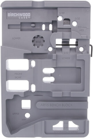 Birchwood Casey ARBENCH-BLOCK Bench Block  Gray AR-15