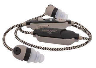 Radians VX-AC40 Vertex Electronic Ear Buds, In-the-Ear 85 dB, Black/Gray