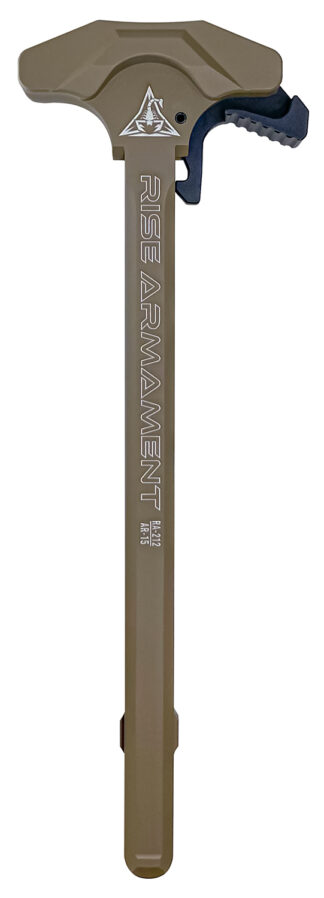 Rise Armament RA-212 Extended Charging Handle for AR-15, FDE Aluminum